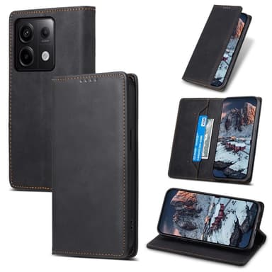 DF-05 För Xiaomi Redmi Note 13 Pro 5G Fodral Skal Svart
