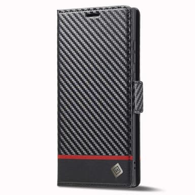 LC.IMEEKE Plånboksfodral till Samsung Galaxy S24 Ultra - Svart