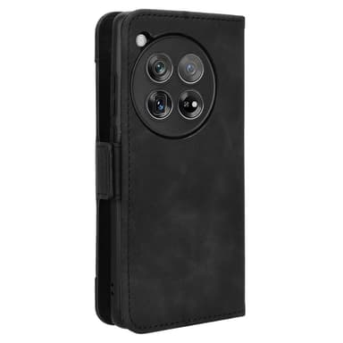 SKALO OnePlus 12R 5G 6-FACK Plånboksfodral - Svart