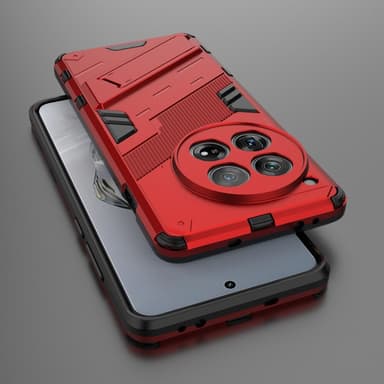 SKALO OnePlus 12 5G Armor Hybrid BIBERCAS Skal - Röd