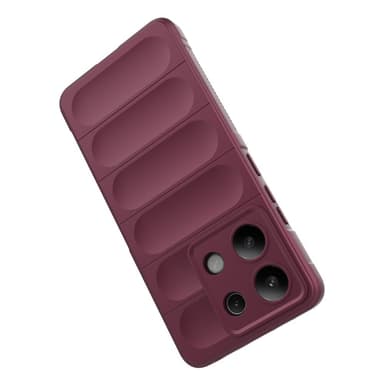 SKALO Xiaomi Redmi Note 13 4G Rugged Bumpers TPU-Skal - Vinröd