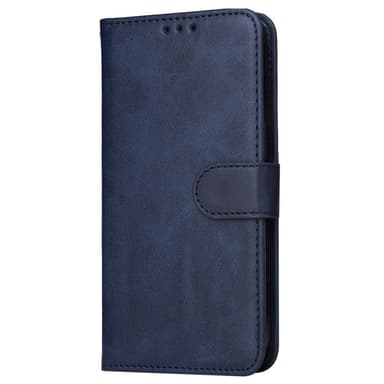 SKALO OnePlus 12 5G PU-Läder Plånboksfodral - Blå