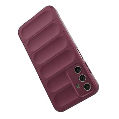 SKALO Samsung A15 4G Rugged Bumpers TPU-Skal - Röd