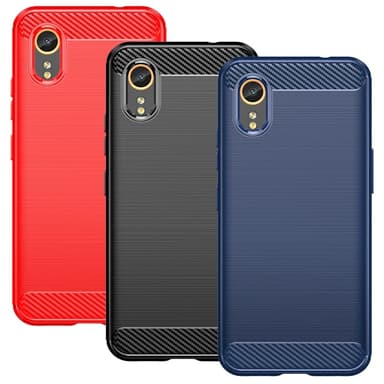SKALO Samsung Xcover 7 Armor Carbon Stöttåligt TPU-skal - Svart