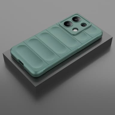 SKALO Xiaomi Redmi Note 13 4G Rugged Bumpers TPU-Skal - Grön