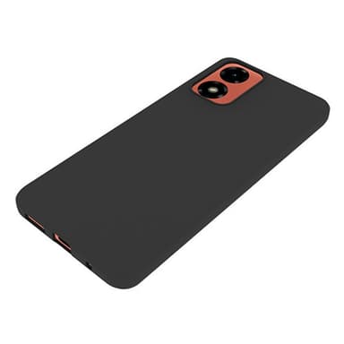 SKALO Motorola Moto G04 Mattsvart Ultratunn TPU-Skal