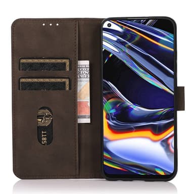SKALO Samsung Xcover 7 KHAZNEH Plånboksfodral i PU-Läder - Brun