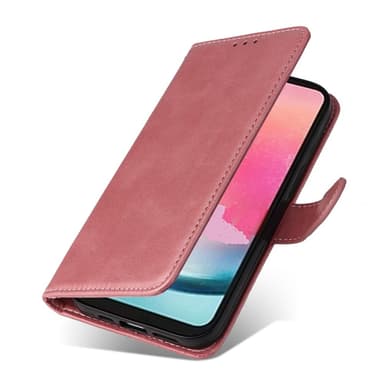 SKALO Samsung A25 5G PU-Läder Plånboksfodral - Rosa