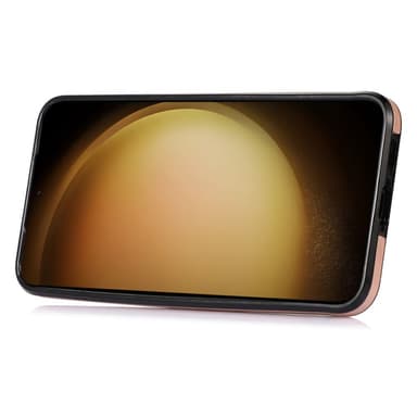 SKALO Samsung A15 5G PU-Läder Korthållare Skal - Roséguld