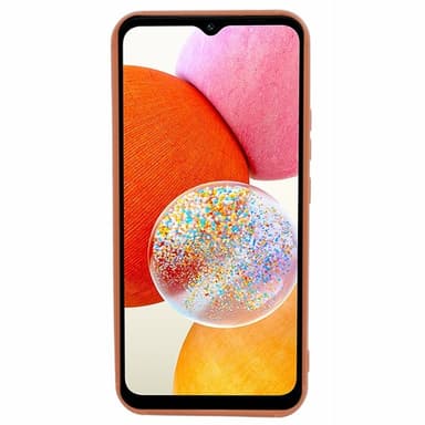 SKALO Samsung A15 5G Puffer Bumper TPU-Skal - Brun