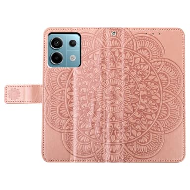 SKALO Xiaomi Redmi Note 13 Pro 5G Mandala Plånboksfodral - Roséguld