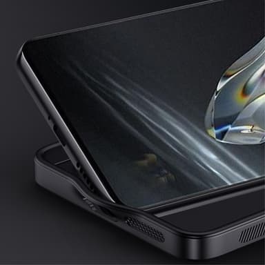 SKALO OnePlus 12 5G PU-Läder Hybrid Skal - Blå