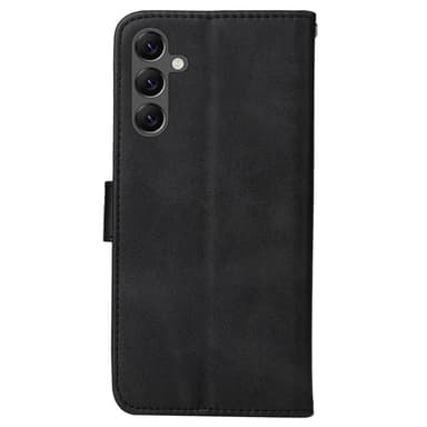 SKALO Samsung A25 5G PU-Läder Plånboksfodral - Svart
