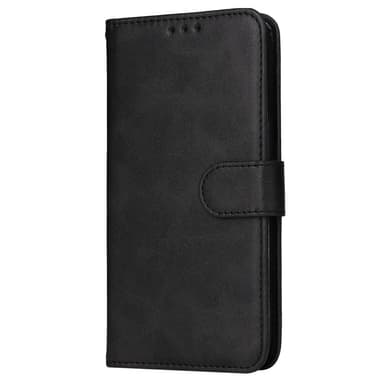 SKALO OnePlus 12R 5G PU-Läder Plånboksfodral - Svart
