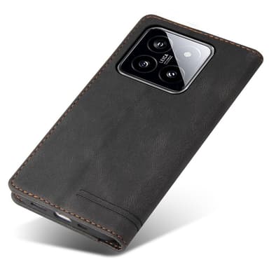 SKALO Xiaomi 14 5G GQ.UTROBE Plånboksfodral i PU-Läder - Svart