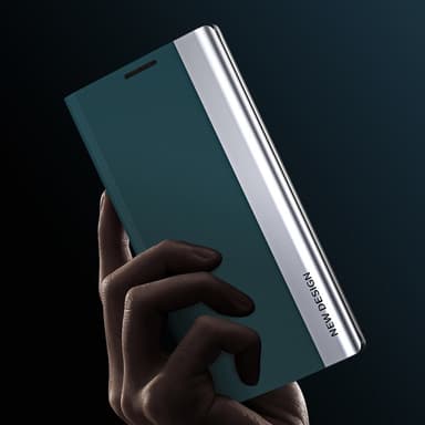 SKALO Xiaomi Redmi Note 13 Pro 5G Ultraslim PU-Läder Fodral - Svart