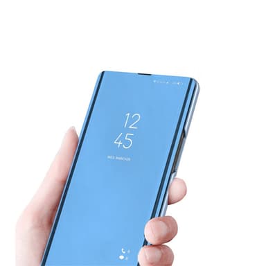 SKALO Xiaomi Redmi Note 13 Pro 5G Clear View Spegel fodral - Lila