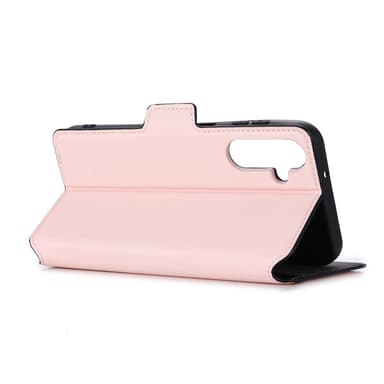 SKALO Samsung A25 5G MUXMA Saffiano PU-Läder Plånboksfodral - Rosa
