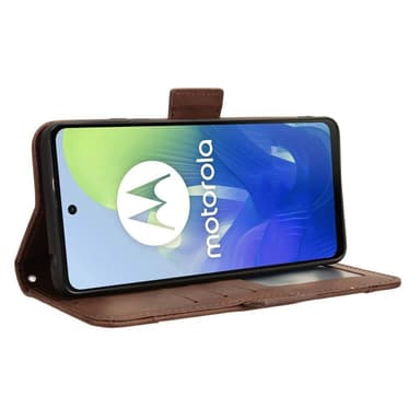 SKALO Motorola Moto G04 6-FACK Plånboksfodral - Brun