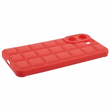 SKALO Xiaomi Redmi 13C 4G Puffer Bumper TPU-Skal - Röd