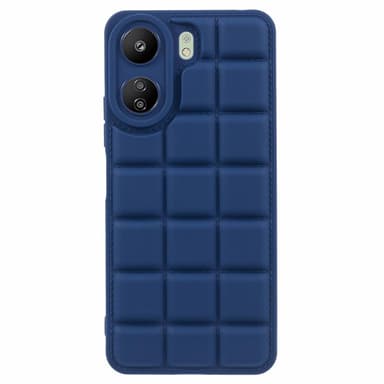 SKALO Xiaomi Redmi 13C 4G Puffer Bumper TPU-Skal - Mörkblå