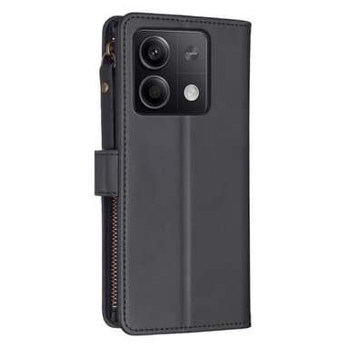 SKALO Xiaomi Redmi Note 13 4G Big Wallet 11-FACK Plånboksfodral - Svart