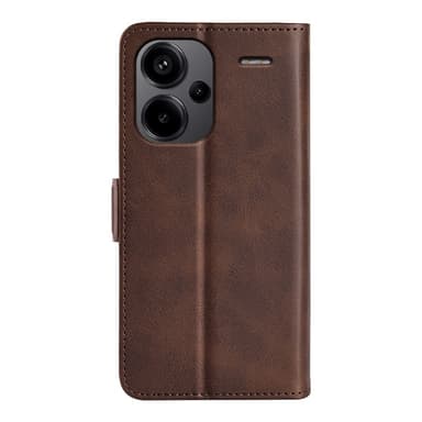SKALO Xiaomi Redmi Note 13 Pro+ Premium Plånboksfodral - Brun