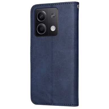 SKALO Xiaomi Redmi Note 13 5G PU-Läder Plånboksfodral - Blå