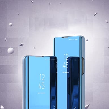 SKALO Xiaomi Redmi Note 13 Pro 5G Clear View Spegel fodral - Lila