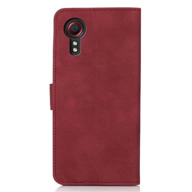 SKALO Samsung Xcover 7 KHAZNEH Plånboksfodral i PU-Läder - Röd