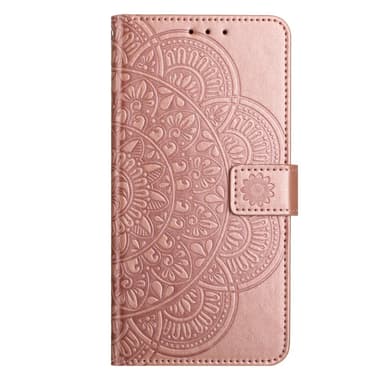 SKALO Samsung A15 5G Mandala Plånboksfodral - Roséguld