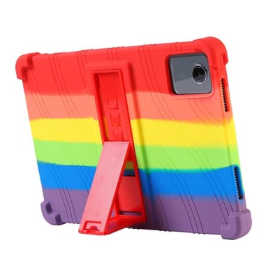 SKALO Lenovo Tab M11 Stöttåligt Armor Silikon Skal - Rainbow