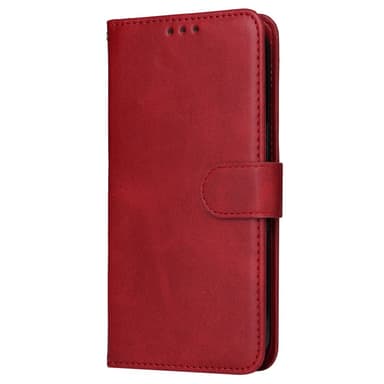 SKALO OnePlus 12 5G PU-Läder Plånboksfodral - Röd