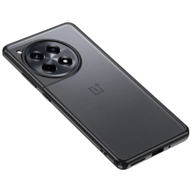 SKALO OnePlus 12R 5G TPU Clear Hybrid Skal - Svart