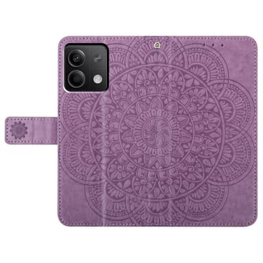 SKALO Xiaomi Redmi Note 13 5G Mandala Plånboksfodral - Lila