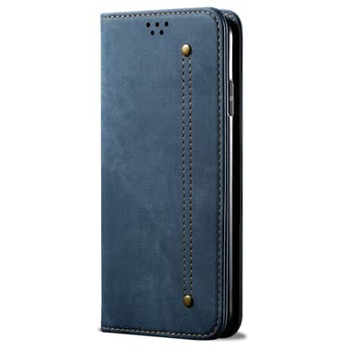 SKALO Xiaomi Redmi 13C 4G Jeans Plånboksfodral - Blå