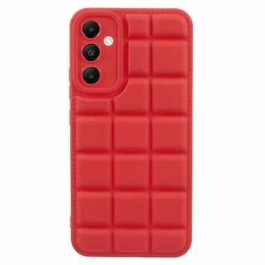 SKALO Samsung A15 4G Puffer Bumper TPU-Skal - Röd