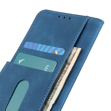 SKALO OnePlus 12 5G KHAZNEH Plånboksfodral i PU-Läder - Blå
