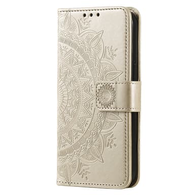 SKALO Xiaomi Redmi 13C 4G Mandala Plånboksfodral - Guld