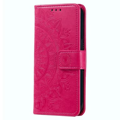 SKALO Xiaomi Redmi 13C 4G Mandala Plånboksfodral - Cerise