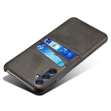 SKALO Samsung A15 5G PU Läder Skal med Korthållare/Plånbok - Svart