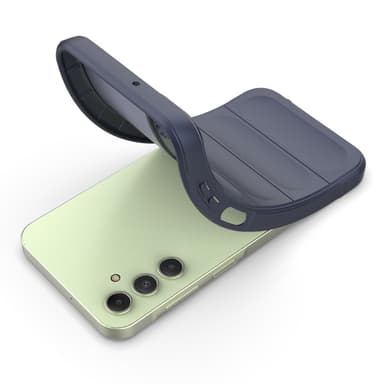 SKALO Samsung A15 4G Rugged Bumpers TPU-Skal - Mörkblå
