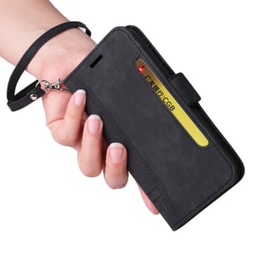SKALO Xiaomi Redmi Note 13 5G BETOPNICE 001 Plånboksfodral i PU-Läder - Svart