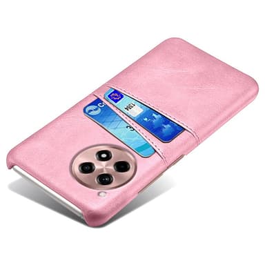 SKALO OnePlus 12R 5G PU Läder Skal med Korthållare/Plånbok - Roséguld