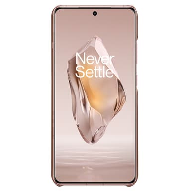 SKALO OnePlus 12R 5G PU Läder Skal med Korthållare/Plånbok - Brun