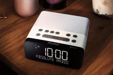 Pure Siesta Rise S klockradio (vit)