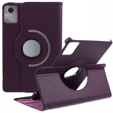 SKALO Lenovo Tab M11 360 Litchi Fodral - Lila