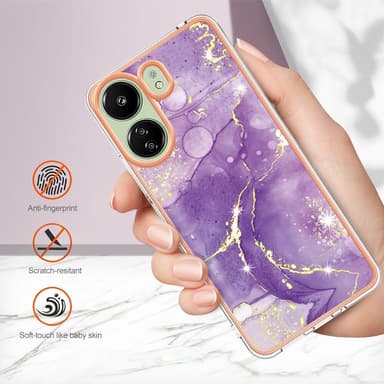 SKALO Xiaomi Redmi 13C 4G Marmor TPU-skal - Motiv 1