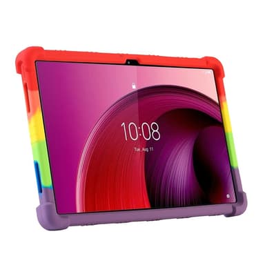 SKALO Lenovo Tab M11 Stöttåligt Armor Silikon Skal - Rainbow