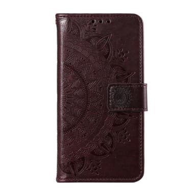 SKALO Xiaomi Redmi Note 13 4G Mandala Plånboksfodral - Brun